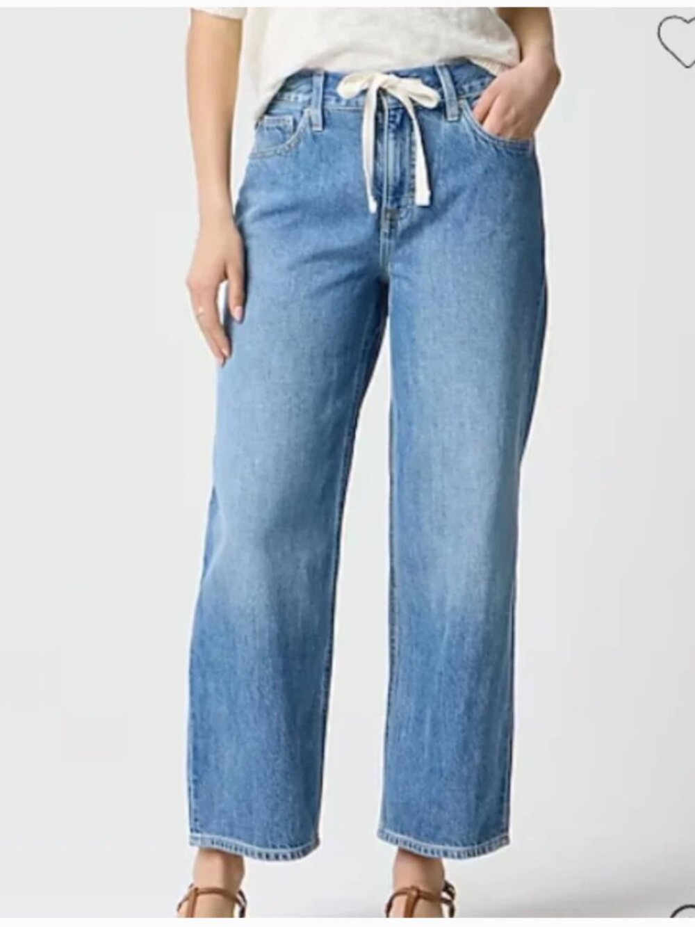 J. Crew Vintage wide-leg utility jean